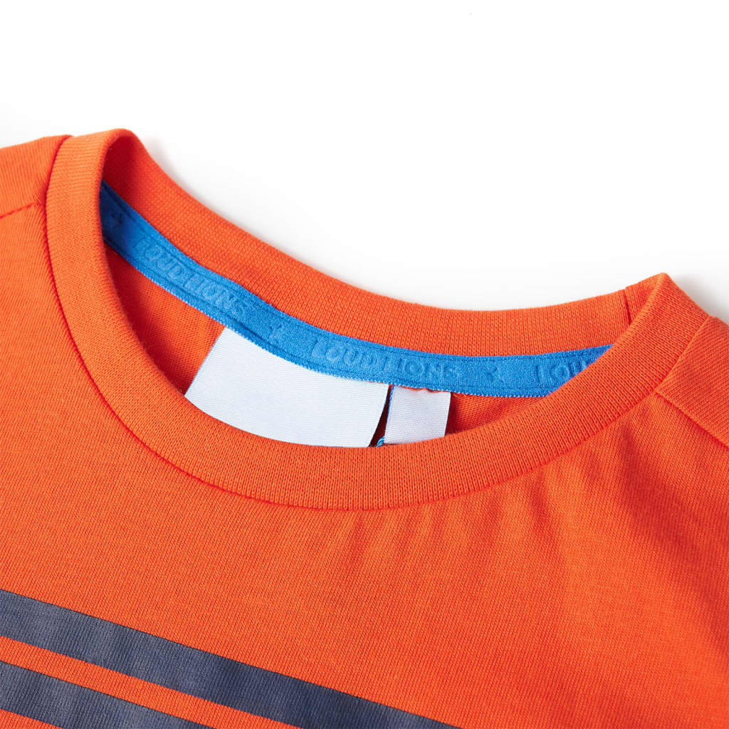 Vidaxl Kinderhemd 92 Donkeroranje