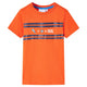Vidaxl Kinderhemd 128 Donkeroranje