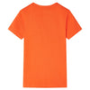Vidaxl Kinderhemd 128 Donkeroranje
