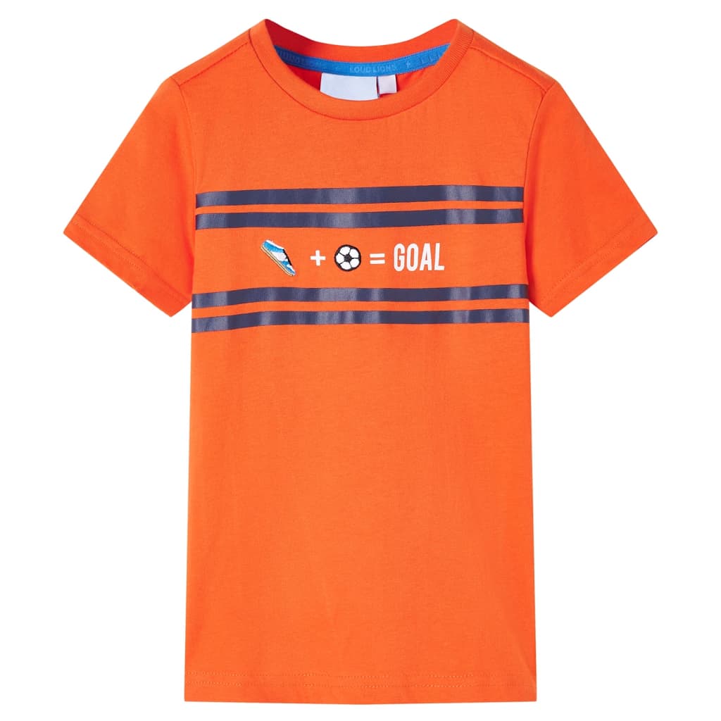 Vidaxl Kinderhemd 140 Donkeroranje