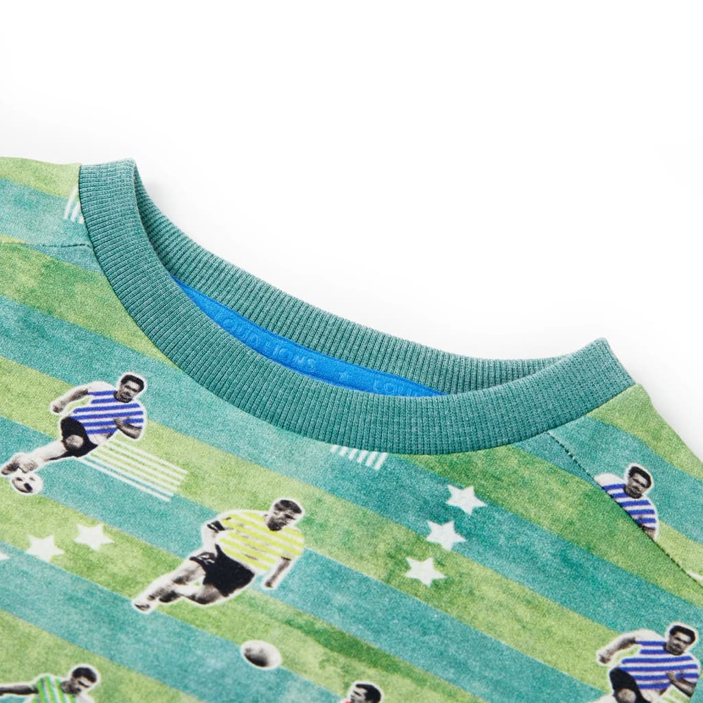 Vidaxl Kinderpullover 92 gemischtes hellgrün