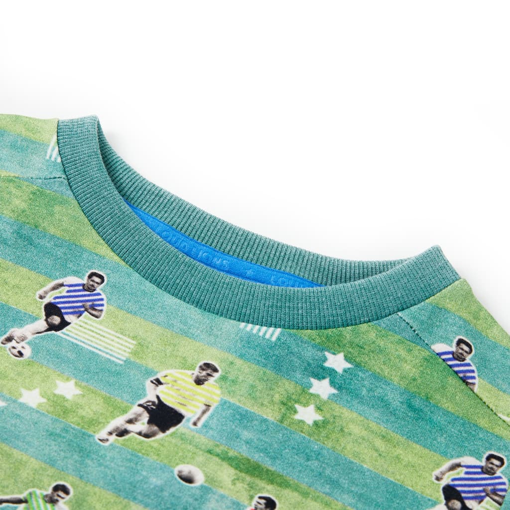 Vidaxl Kinderpullover 128 gemischtes hellgrün