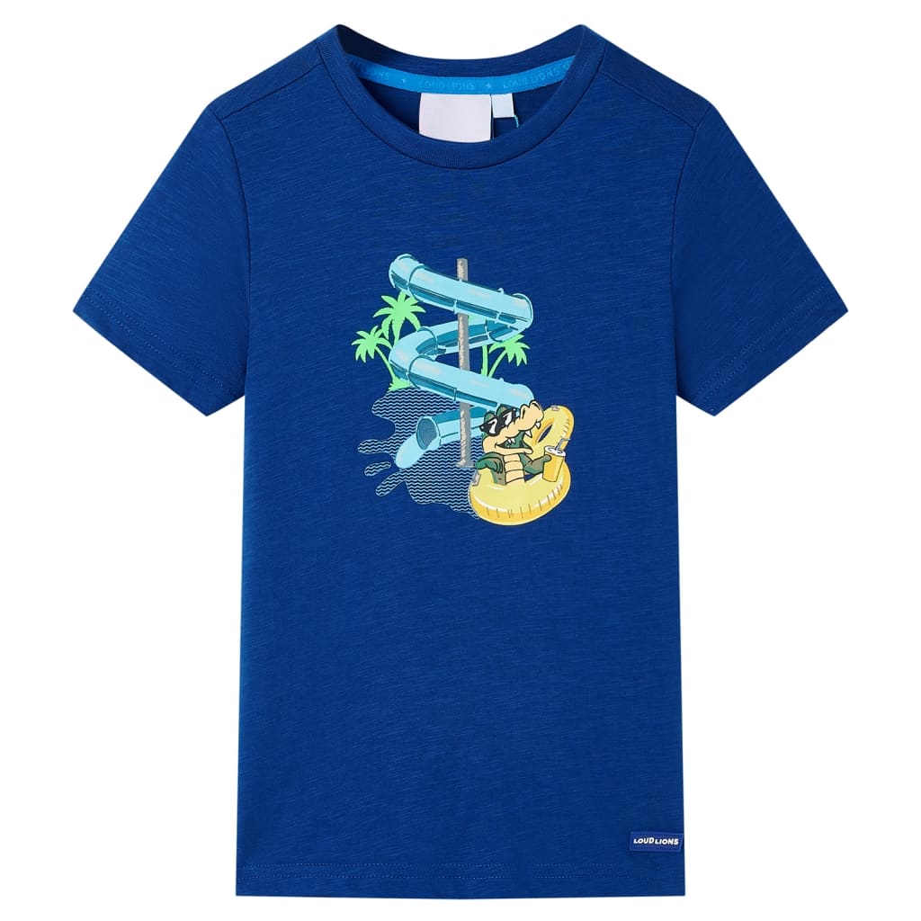 Vidaxl Kinderhemd 116 Dunkelblau