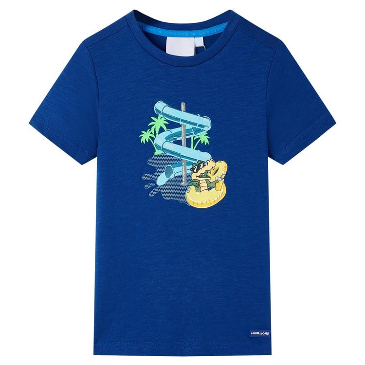 Vidaxl Kinderhemd 116 Dunkelblau
