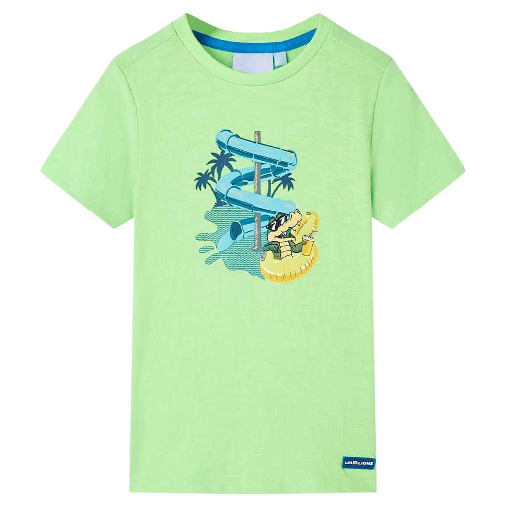 Vidaxl Kinderhemd 128 Neongroen