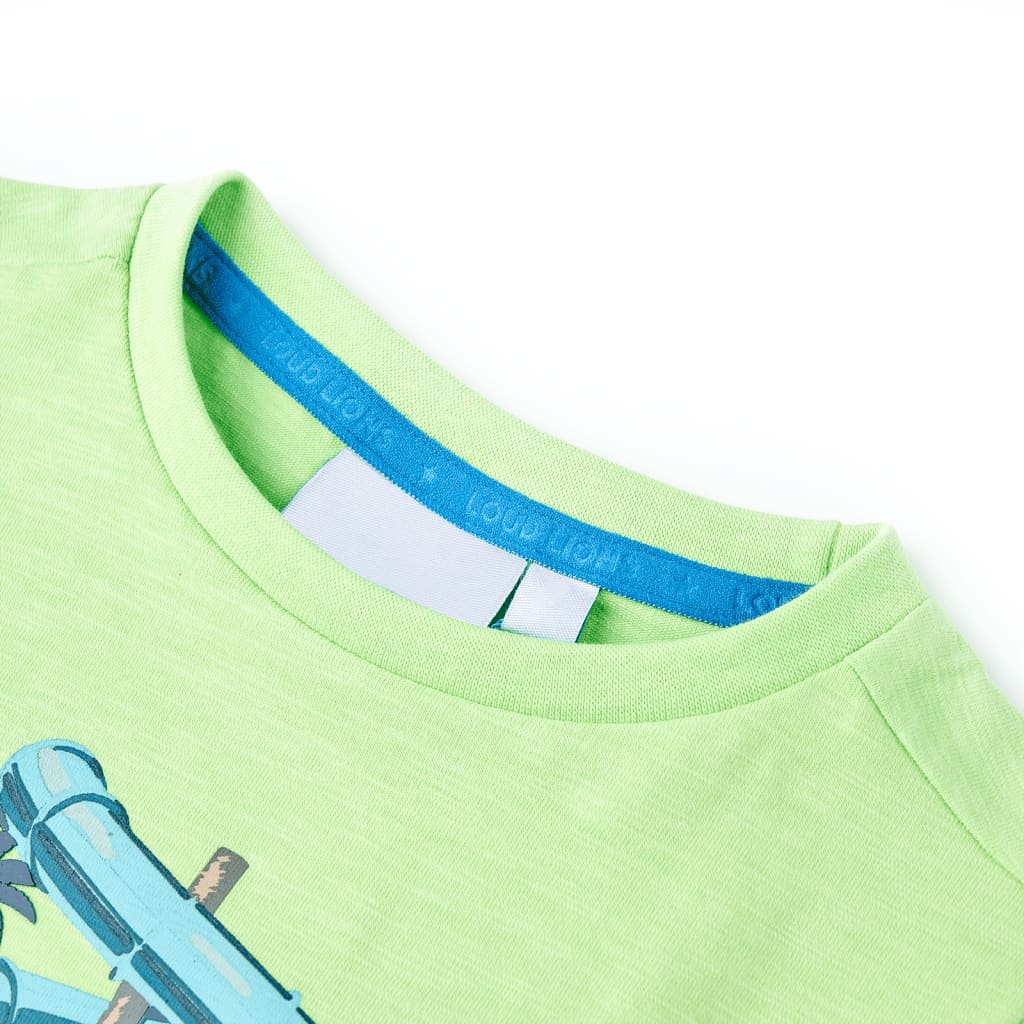 Vidaxl Kinderhemd 140 Neongroen