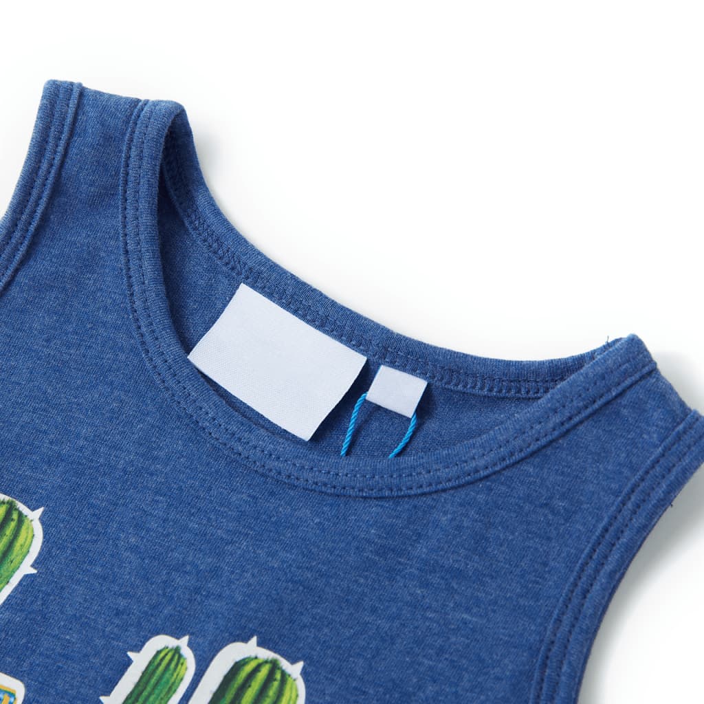 Vidaxl Kinder Top 140 gemischt dunkelblau