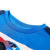 Vidaxl Kinderhemd 92 Blau und Marineblau