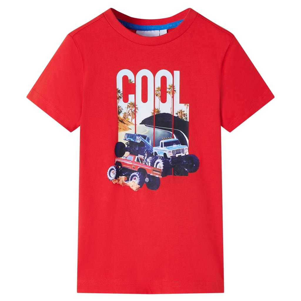 Vidaxl Kinderhemd 128 rot
