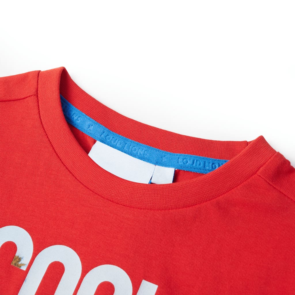 Vidaxl Kinderhemd 140 rot