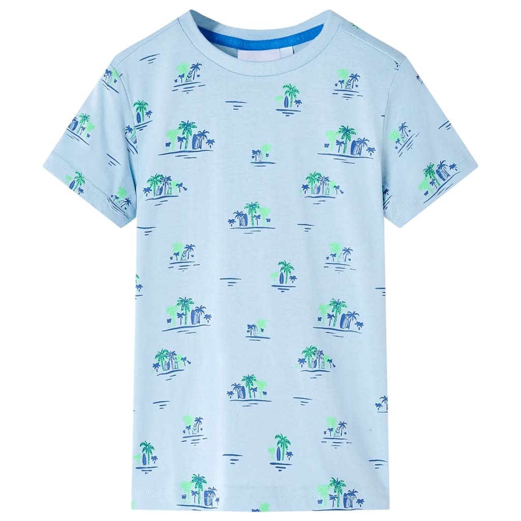 Vidaxl Kinderhemd 92 hellblau