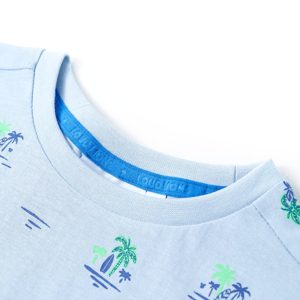 Vidaxl Kinderhemd 92 hellblau