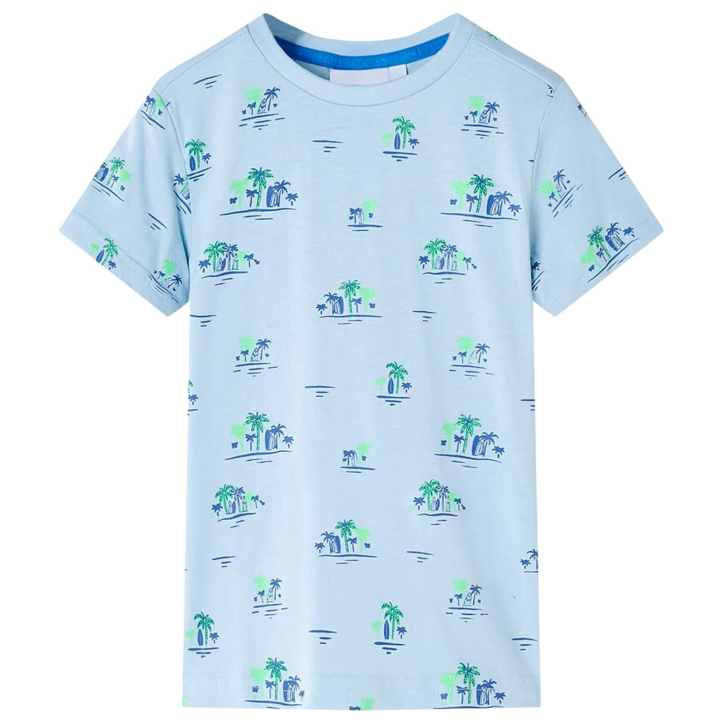 Vidaxl Kinderhemd 128 hellblau
