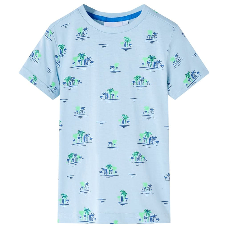Vidaxl Kinderhemd 140 hellblau