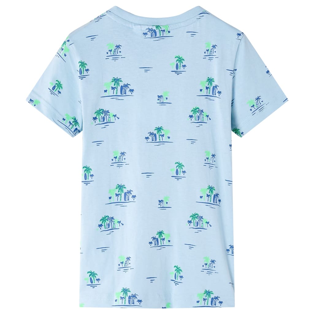 Vidaxl Kinderhemd 140 hellblau