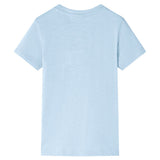 Vidaxl Kinderhemd 116 Hellblau - afbeelding 2