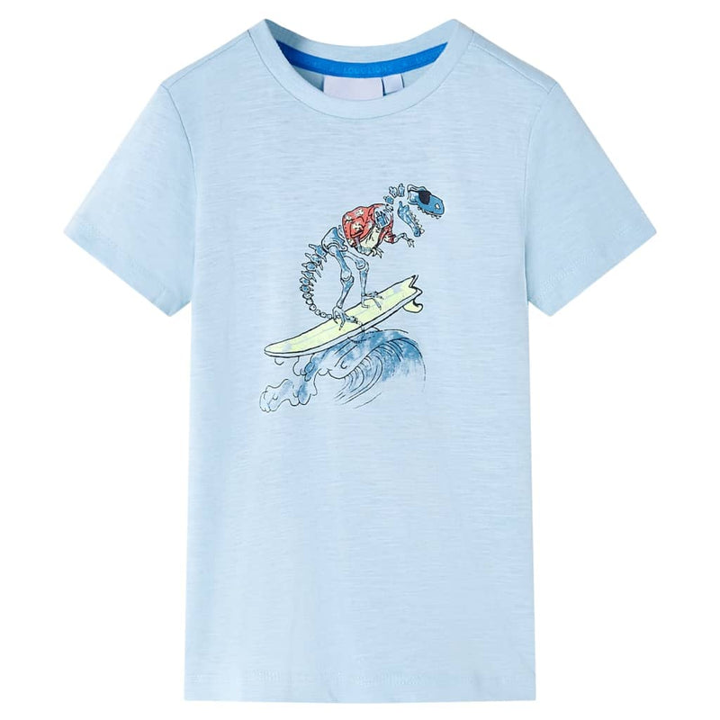Vidaxl Kinderhemd 128 hellblau