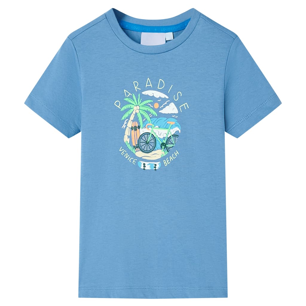 Vidaxl Kinderhemd 92 Zentralblau