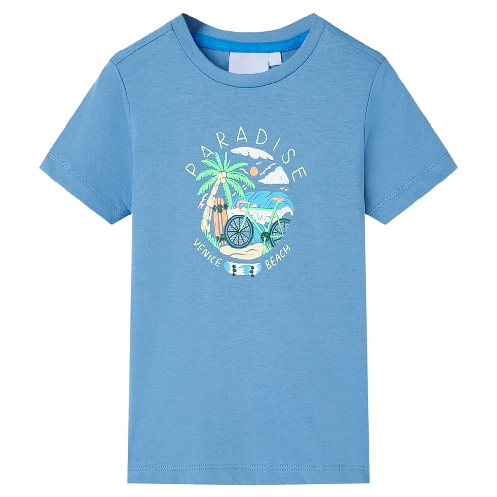 Vidaxl Kinderhemd 116 Zentralblau