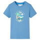 Vidaxl Kinderhemd 140 zentralblau