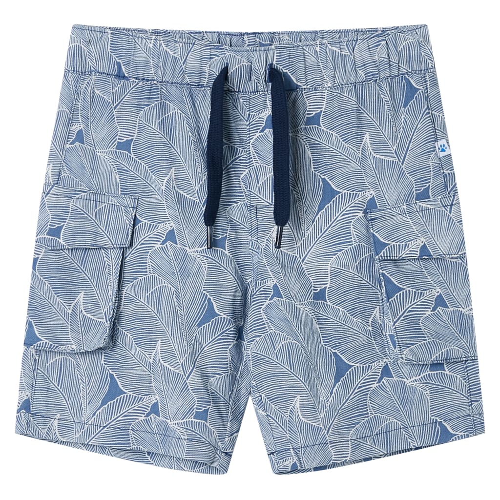 Vidaxl Kindershorts mit Trekoord 128 Dunkelblau