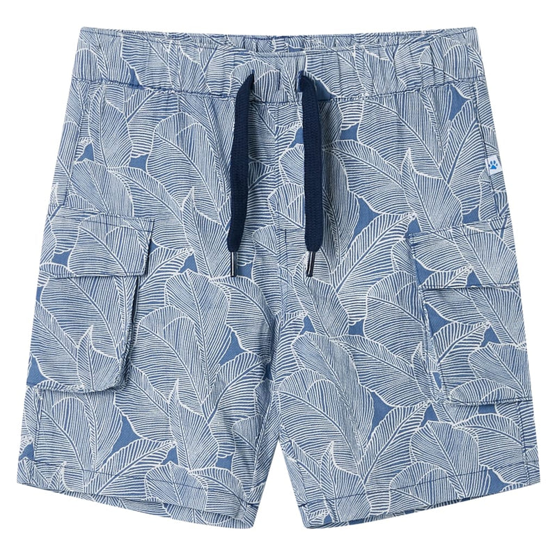 Vidaxl Kindershorts mit Trekoord 128 Dunkelblau