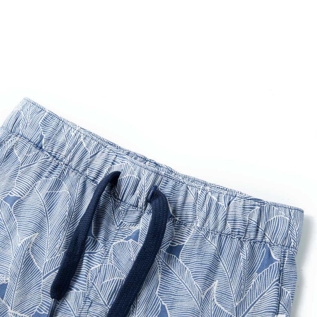 Vidaxl Kindershorts mit Trekoord 140 dunkelblau