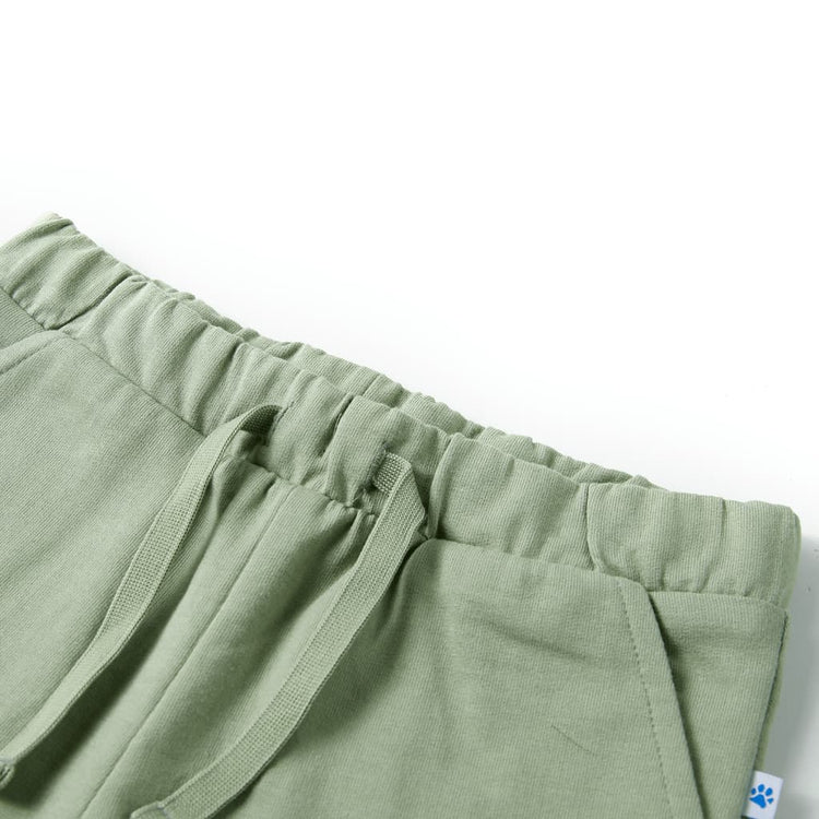 Vidaxl Kindershorts mit Trekkoord 92 Lichtkaki