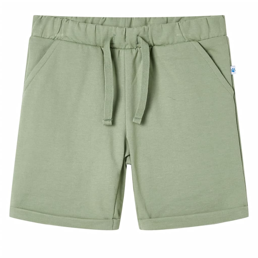 Vidaxl Kindershorts mit Trekkoord 116 Lichtkaki