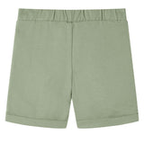 Vidaxl Kindershorts mit Trekkoord 116 Lichtkaki - afbeelding 2