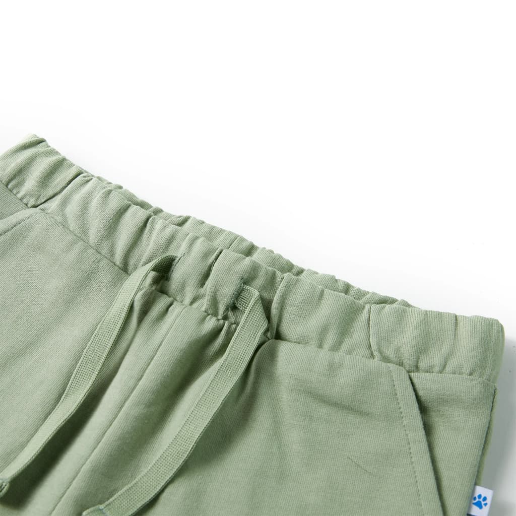 Vidaxl Kindershorts mit Trekkoord 116 Lichtkaki