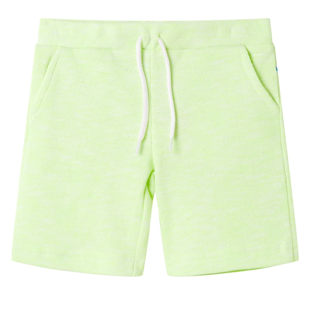 Vidaxl Kindershorts mit Trekkoord 92 Neongeel