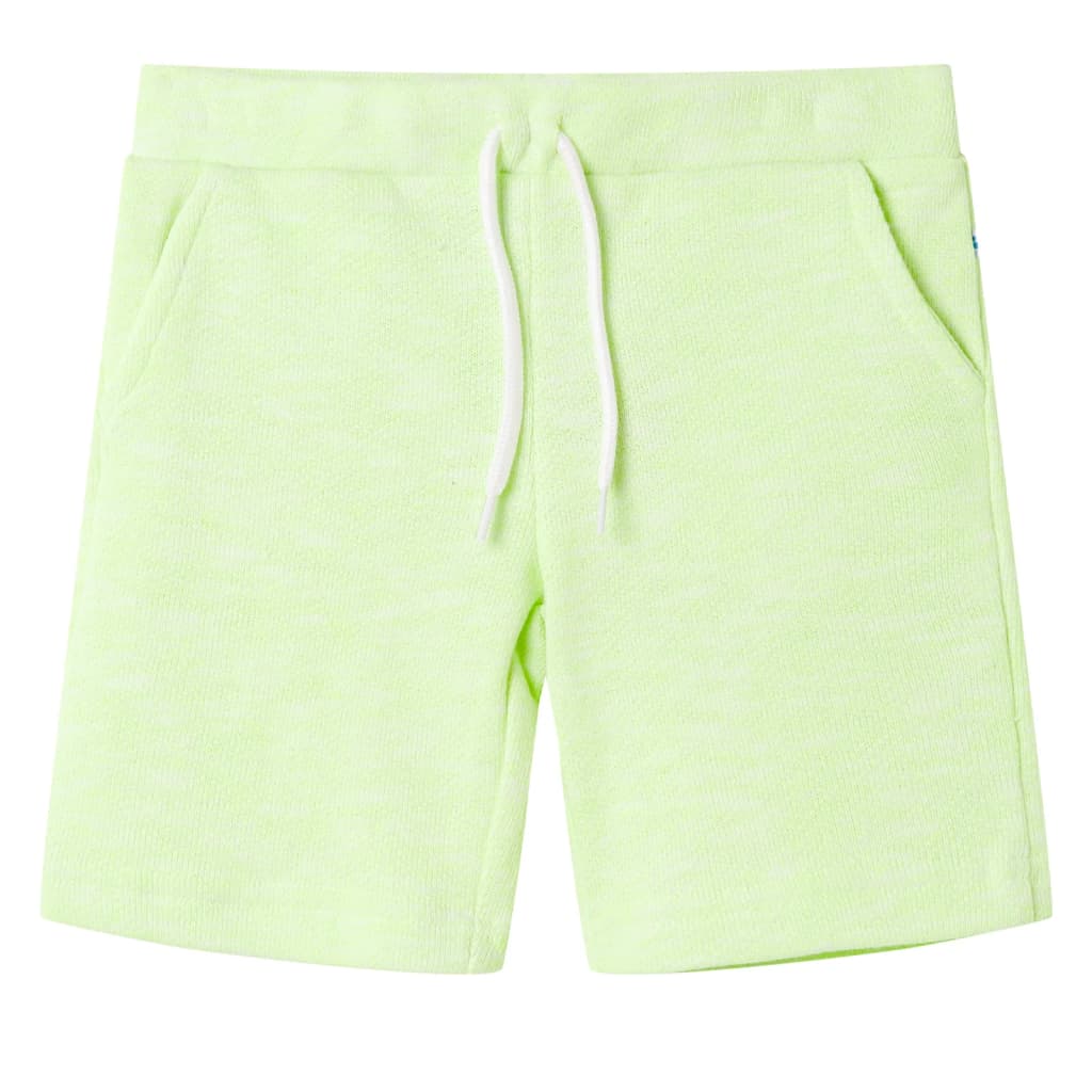 Vidaxl Kindershorts mit Trekkoord 116 Neongeel