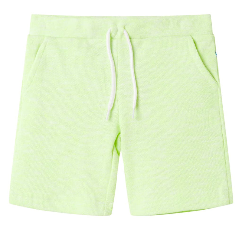 Vidaxl Kindershorts mit Trekkoord 116 Neongeel
