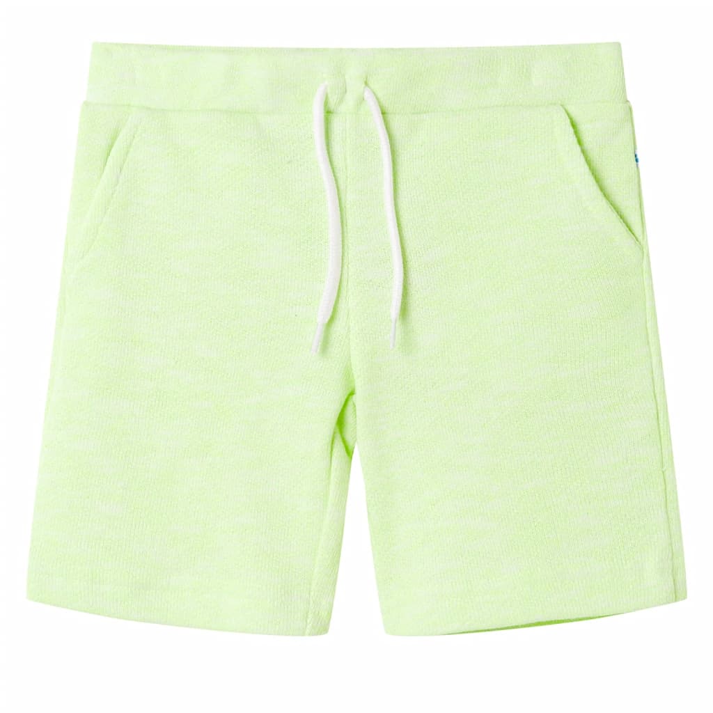 Vidaxl Kindershorts mit Trekkoord 128 Neongeel