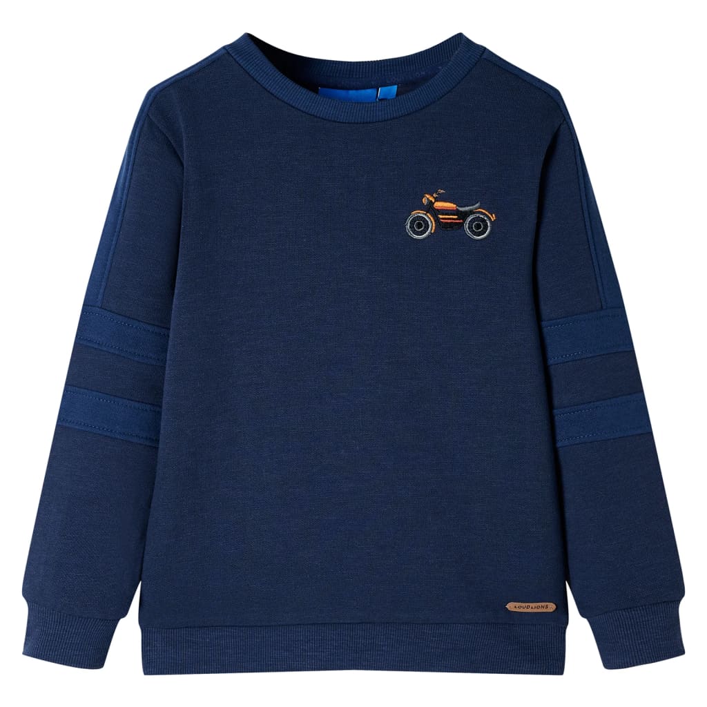 Vidaxl Kinderpullover 92 gemischtes Marineblau