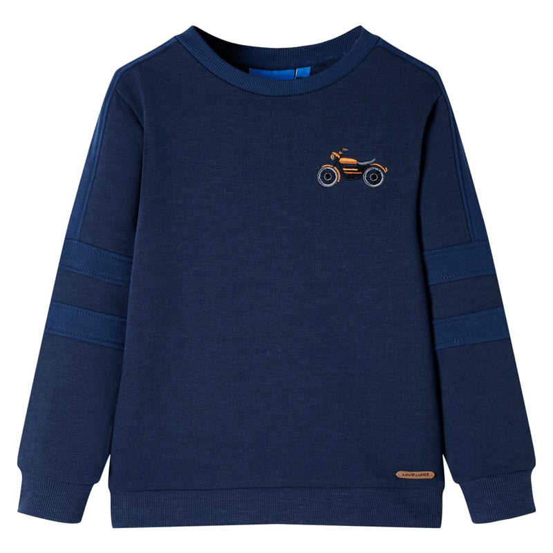 Vidaxl Kinderpullover 92 gemischtes Marineblau