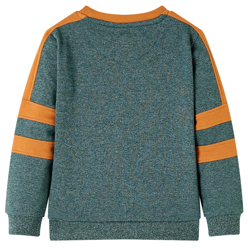 Vidaxl Kinderpullover 128 gemischt dunkelgrün