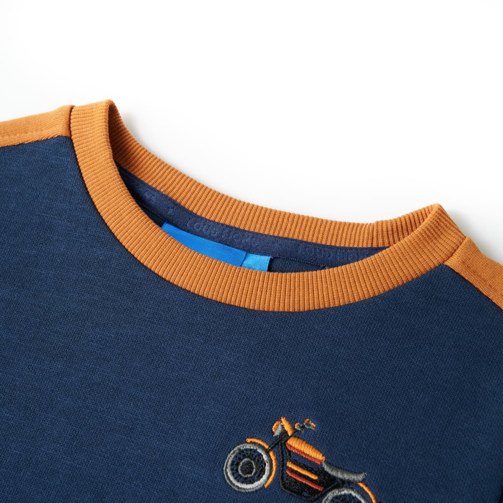 Vidaxl Kinderpullover 92 Indigo-Blue