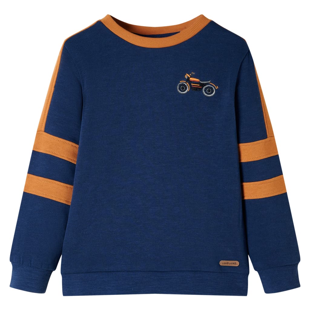 Vidaxl Kinderpullover 128 Indigo-Blue