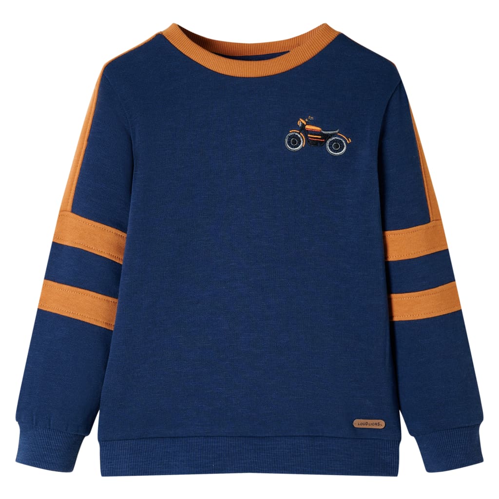 Vidaxl Kinderpullover 140 Indigo-Blue
