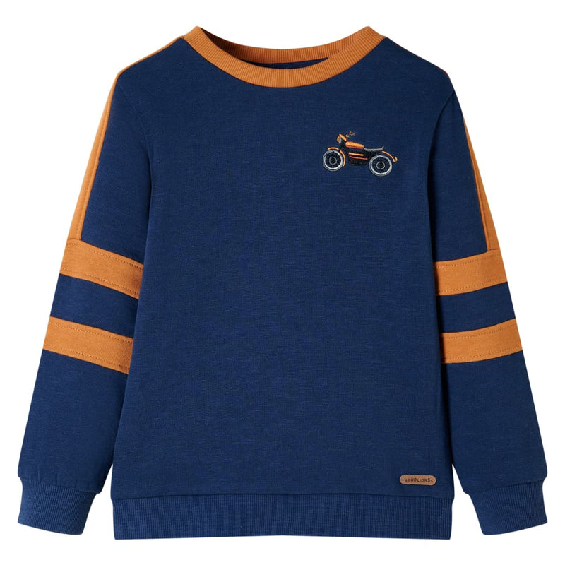 Vidaxl Kinderpullover 140 Indigo-Blue