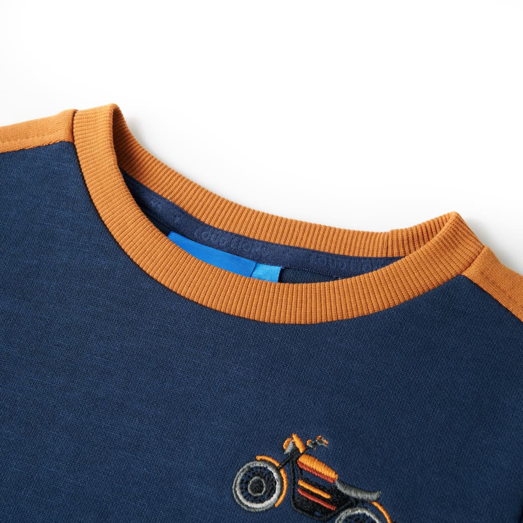 Vidaxl Kinderpullover 140 Indigo-Blue