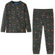 Vidaxl Kinderpyjamas mit Langarmern 92 Hocker