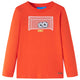 Vidaxl -Kinderhemd mit langen Ärmeln 104 leuchtend orange