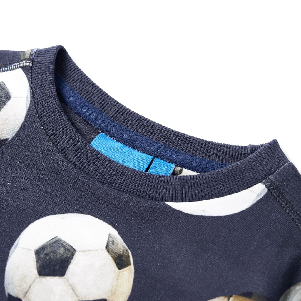 Vidaxl Kinderpullover 140 Marineblau