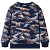 Vidaxl Kinderpullover 128 Marineblau