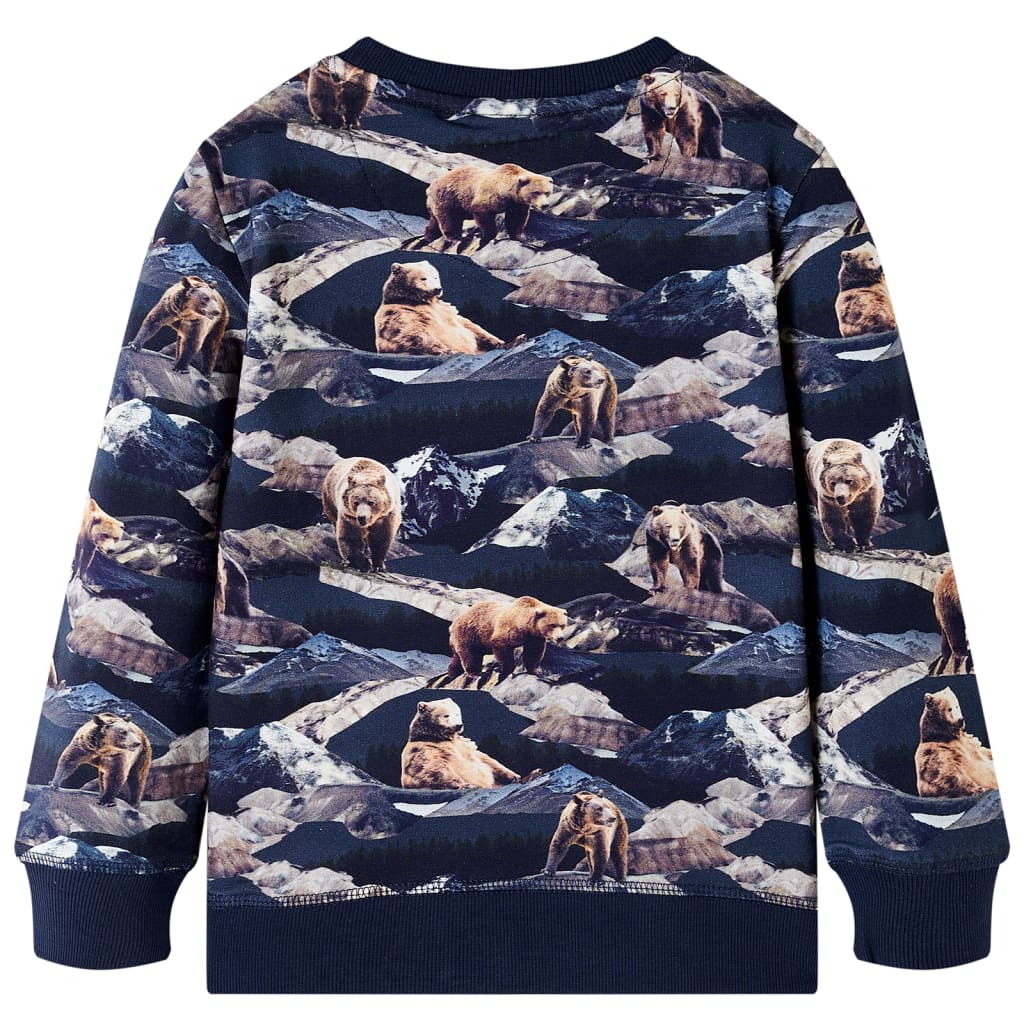 Vidaxl Kinderpullover 140 Marineblau