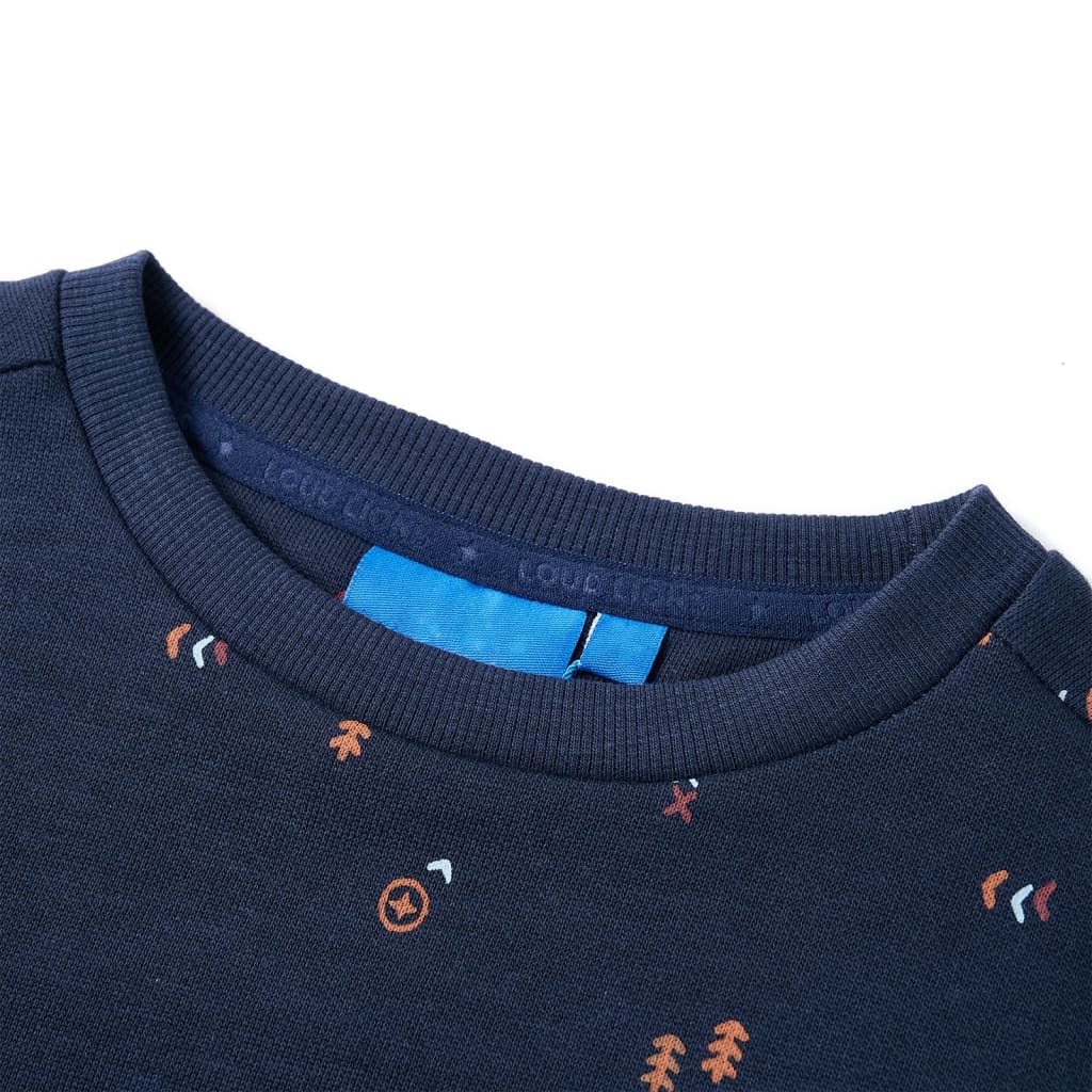 Vidaxl Kinderpullover 92 gemischtes Marineblau