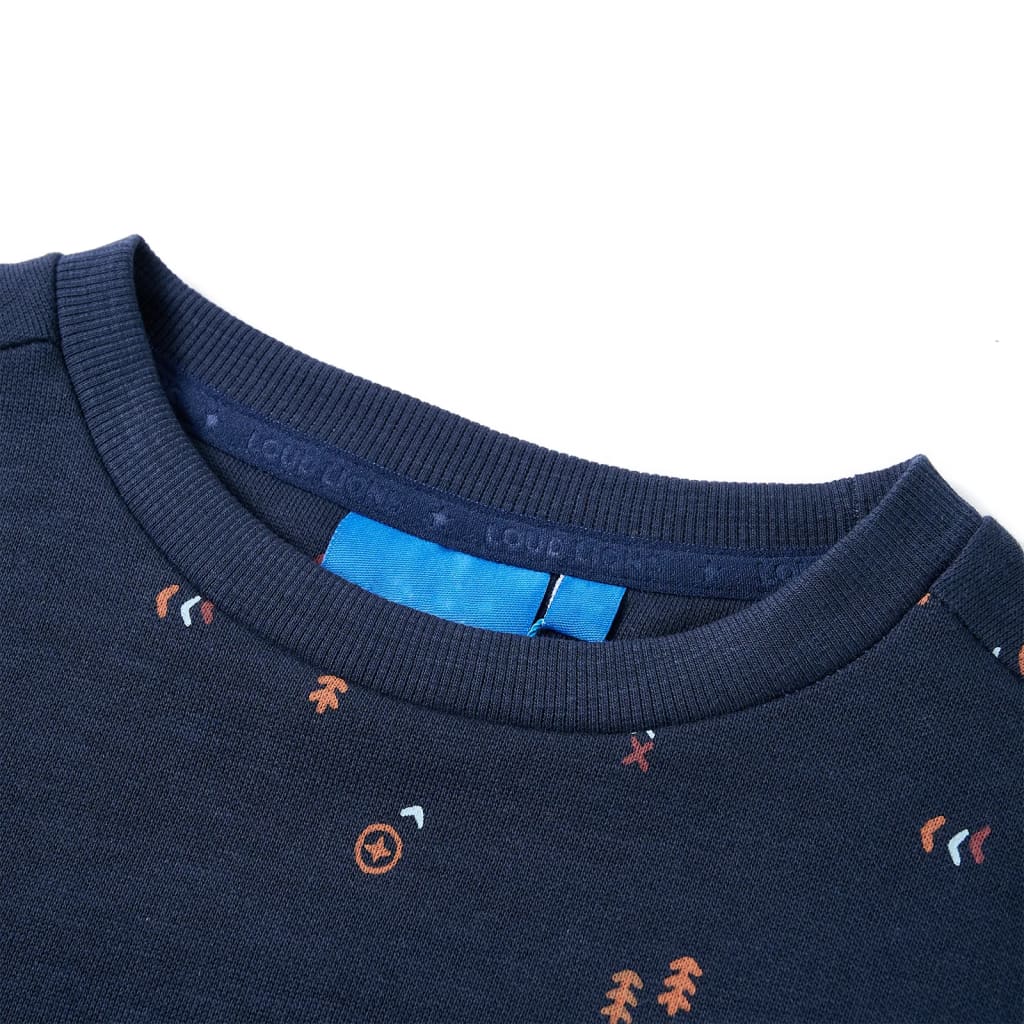 Vidaxl Kinderpullover 140 gemischtes Marineblau
